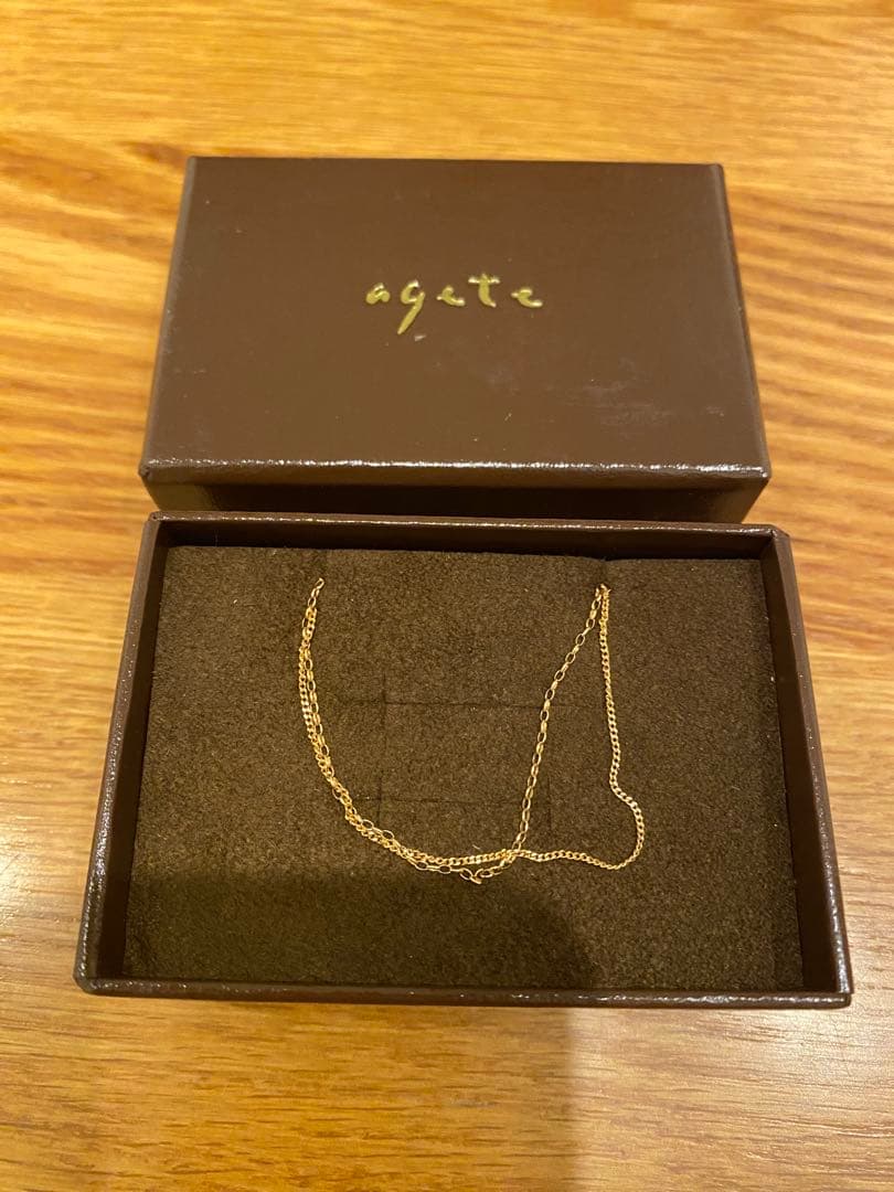 【美品】agete K18ブレスレット