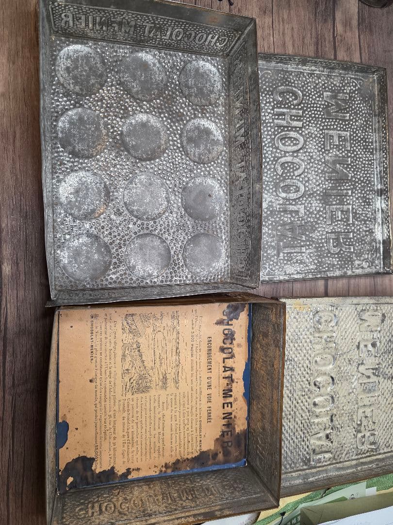 chocolat mentor ショコラムニエ　アンティーク　フランス　缶