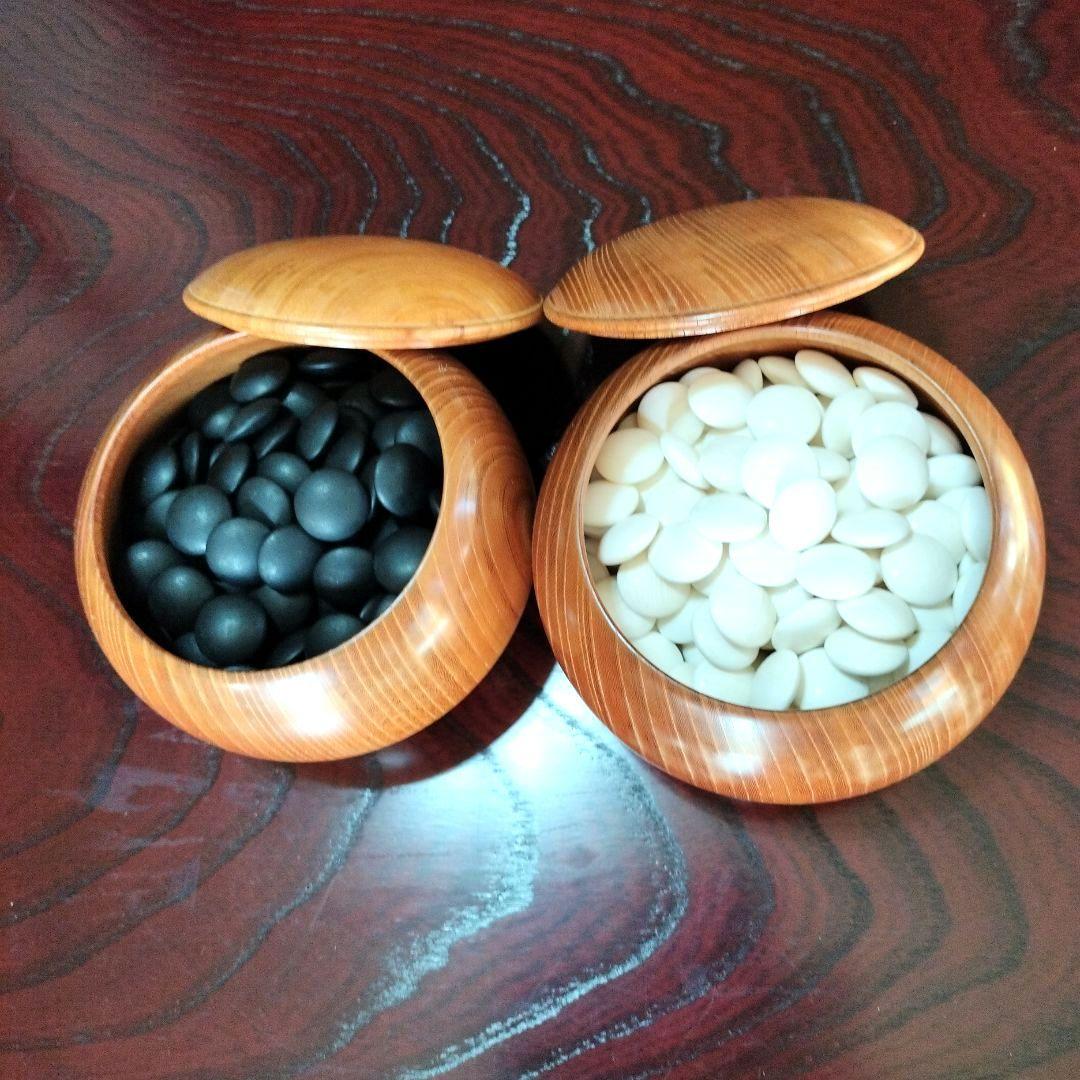 蛤碁石　那智黒石 34号