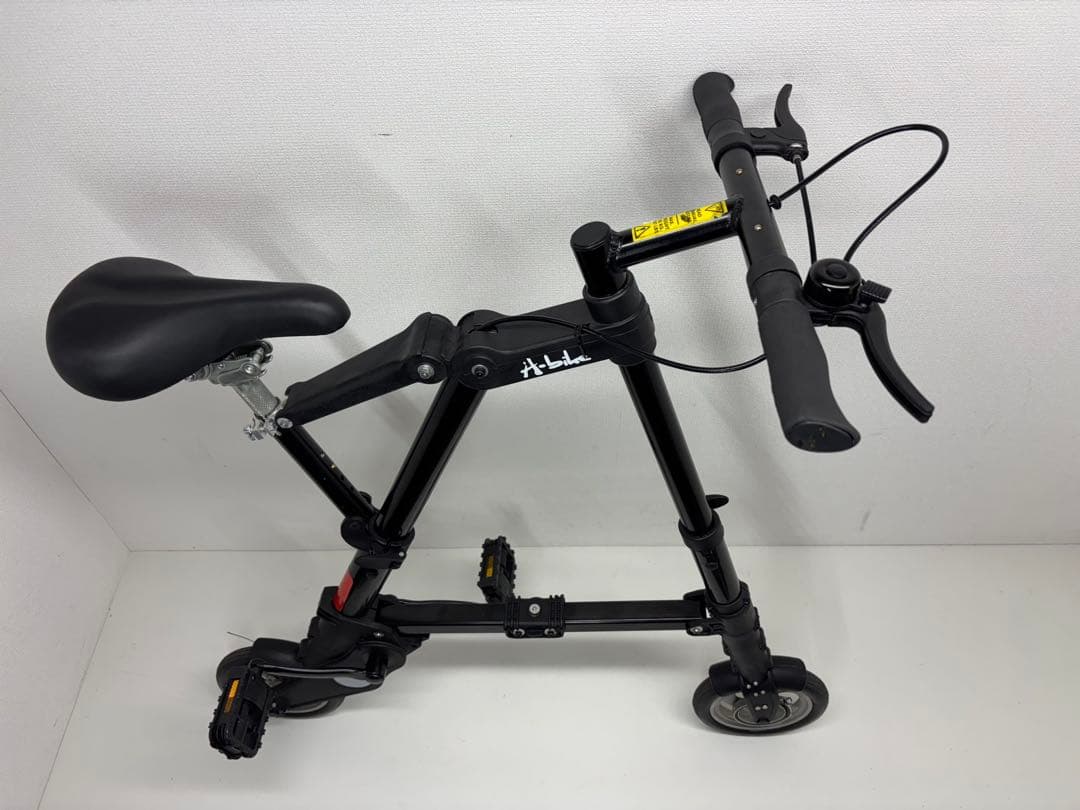 A-bike 折りたたみ自転車 A型 bike ブラック 10インチ