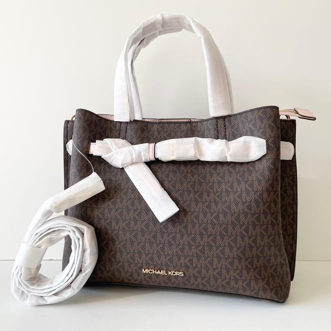 【新品】MICHAEL KORS 2way ハンドバッグ エミリア サッチェル