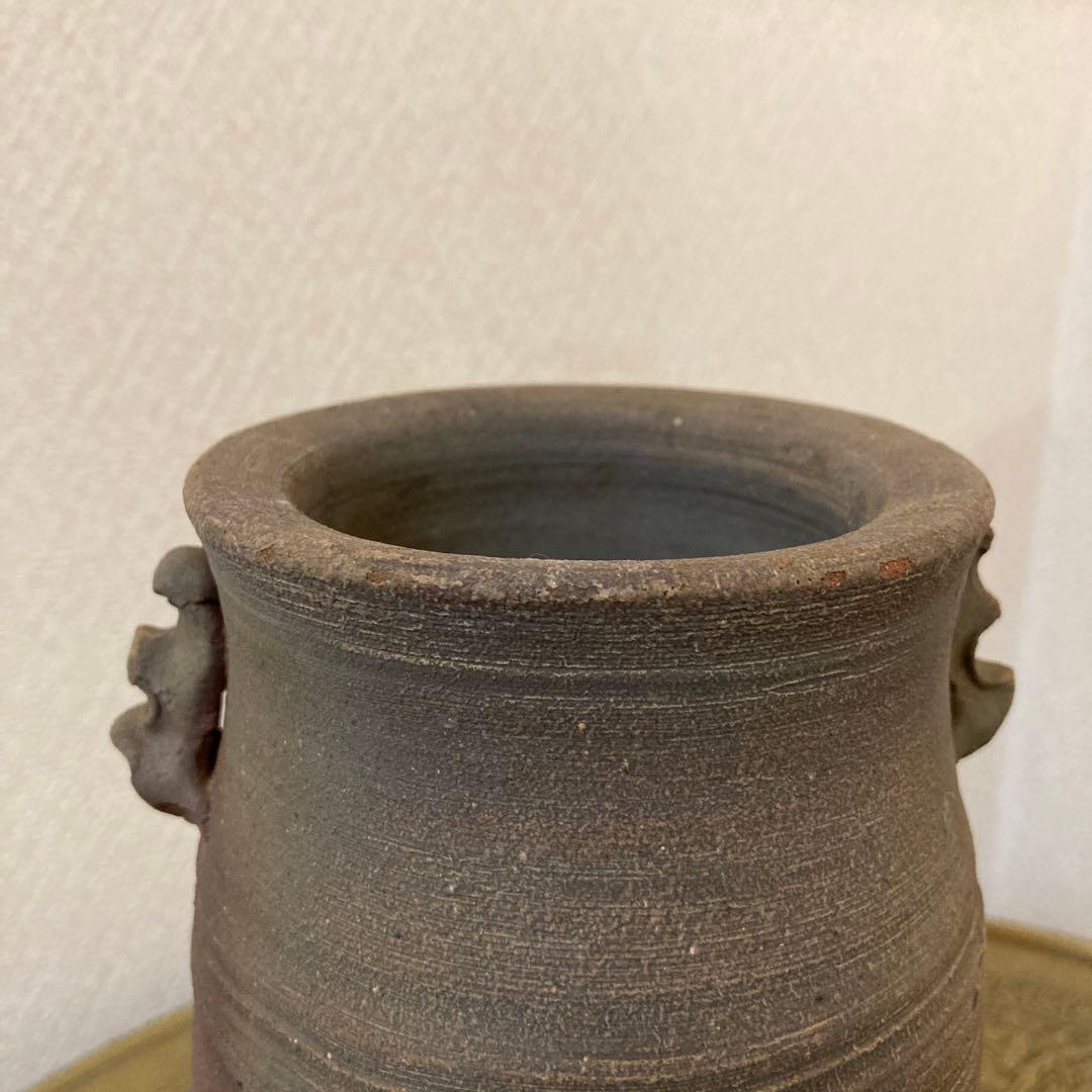 古備前　古花瓶　花生