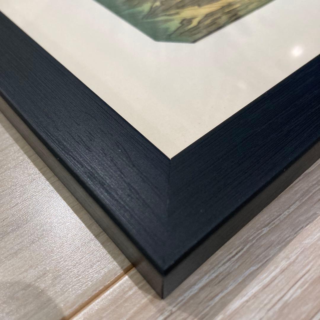 歌川広重 手摺木版画 『木曽海道六十九次・須原宿』悠々洞出版 昭和時代 浮世絵