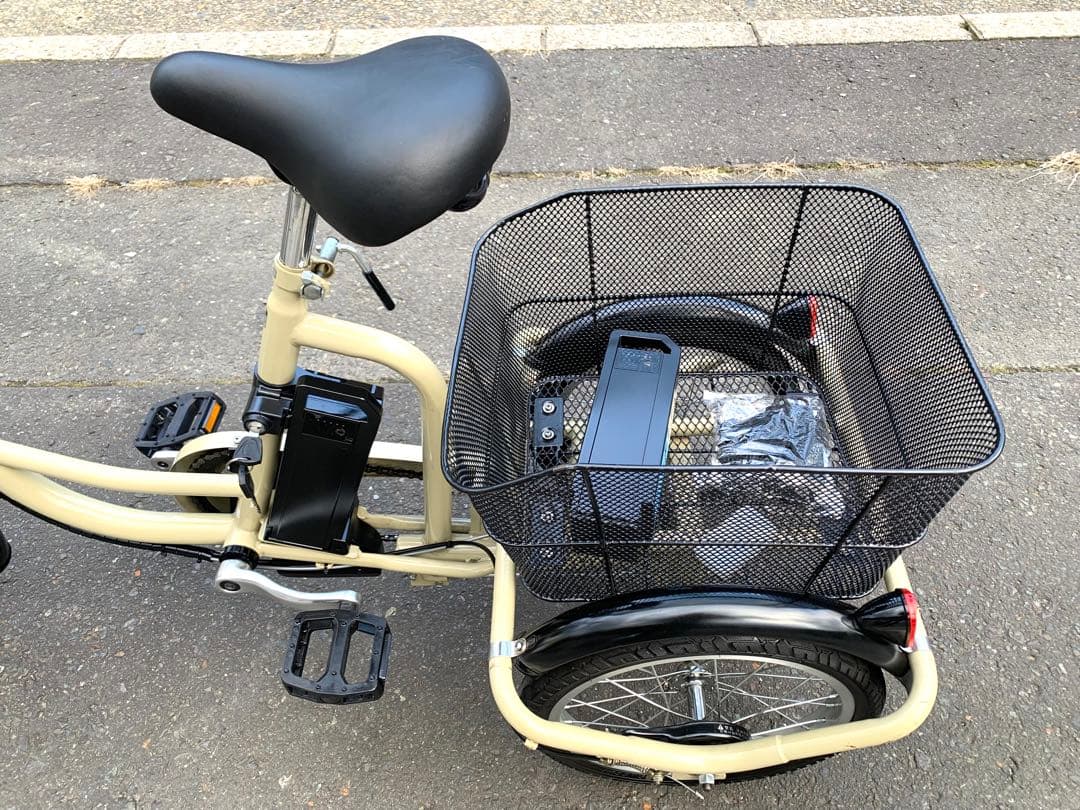 動作確認済 送料無料 電動三輪自転車5.8Ah 8.5Ah 2個付 20-16