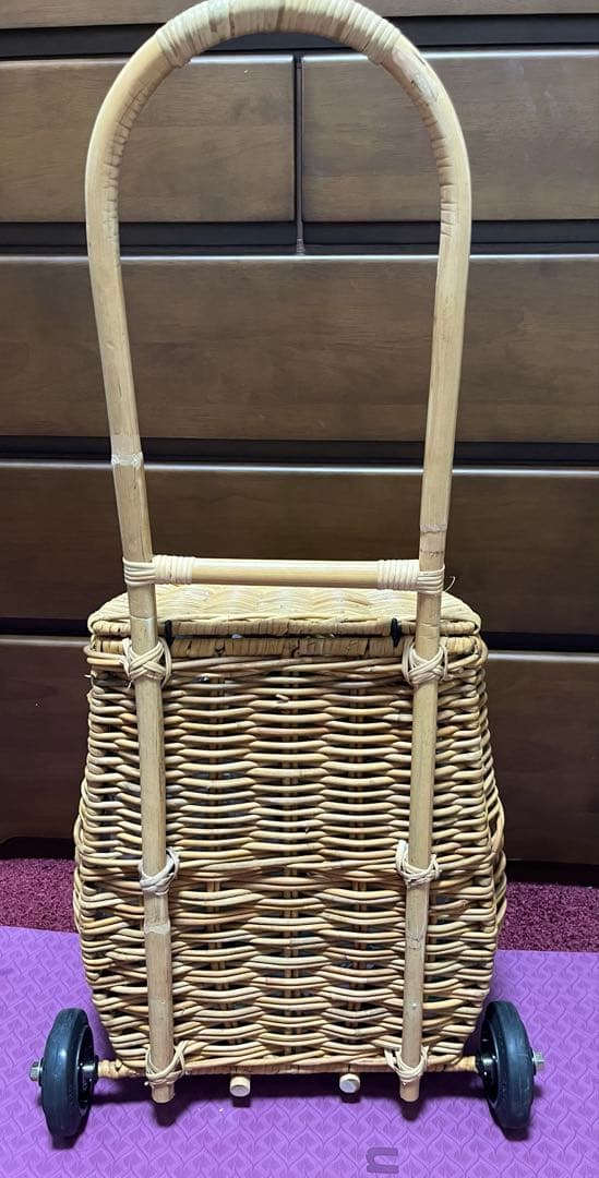 アラログ キャリーカート　ラタン　ショッピング