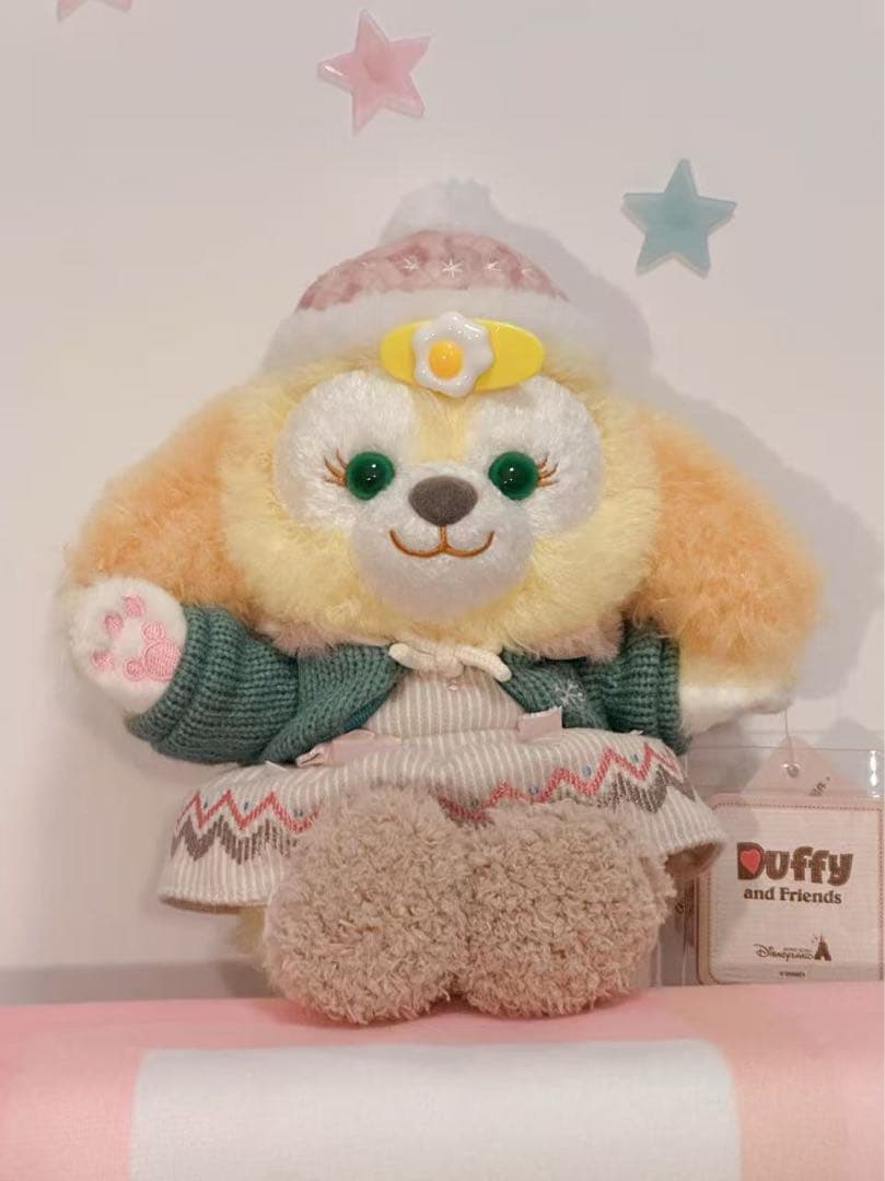 【お顔厳選】新作　香港ディズニー　冬限定　クッキーアンぬいぐるみSSSサイズ