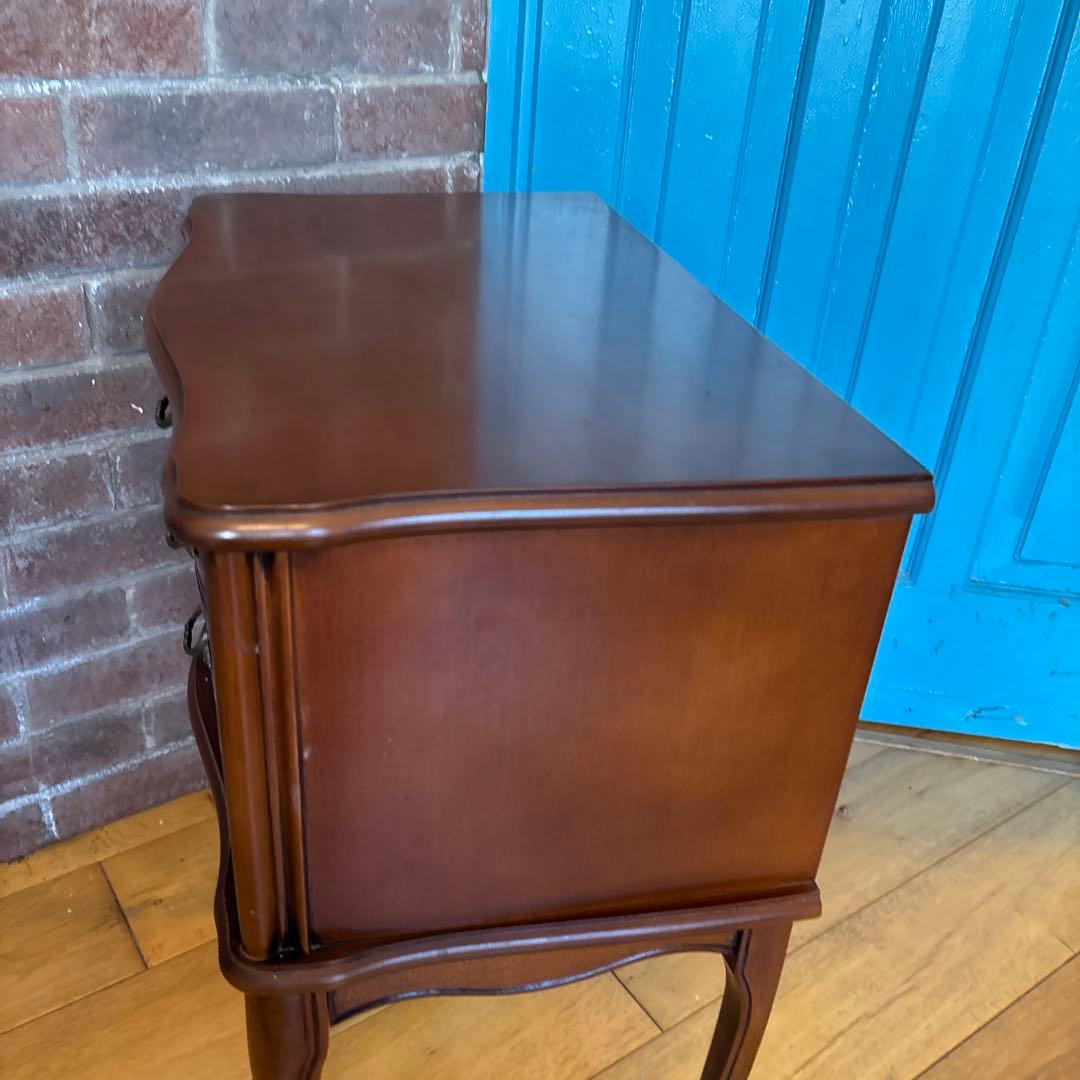 3段引き出し　　猫脚　検索　アンティーク