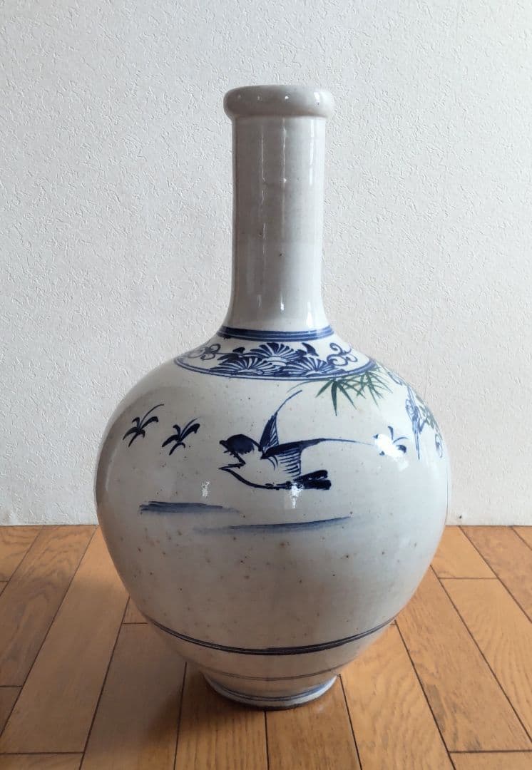 平清水焼　大徳利