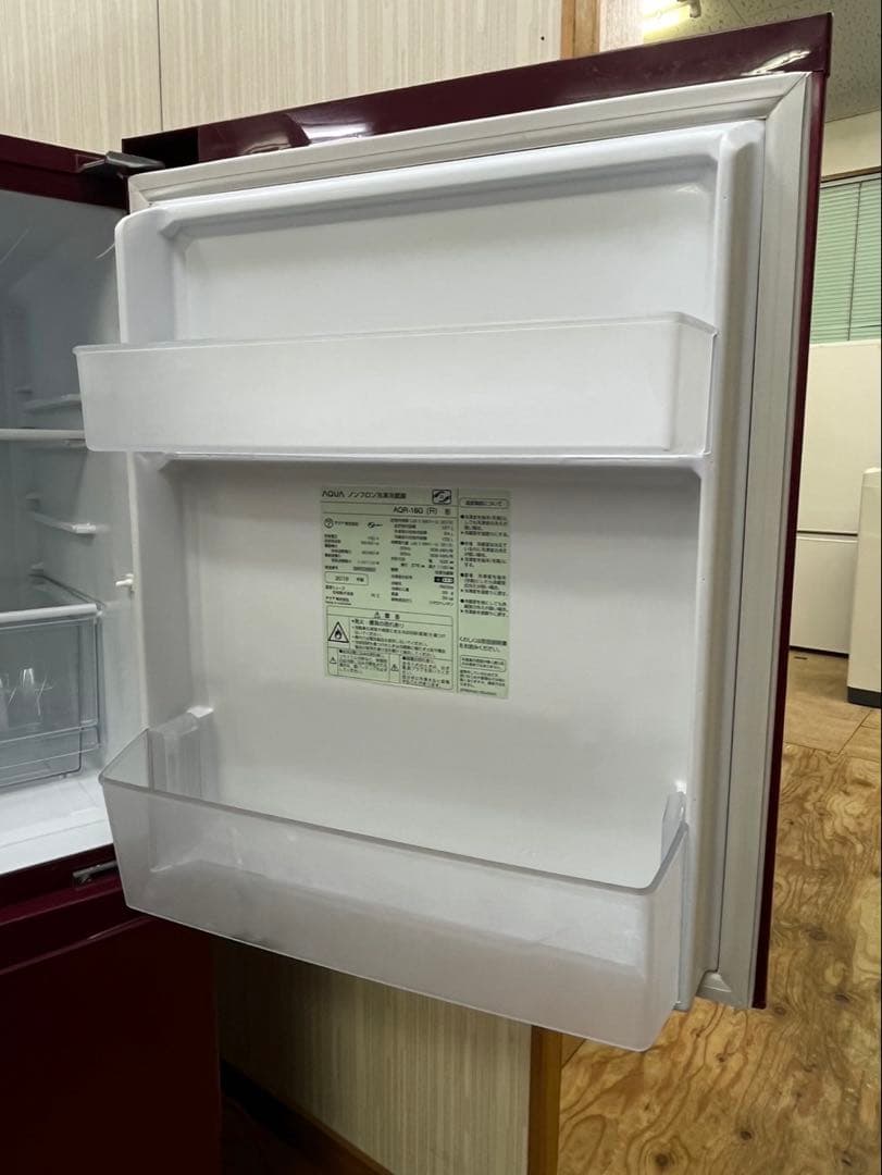#30 2ドア AQUA 2018年 157L AQR-16G(R) 冷蔵庫