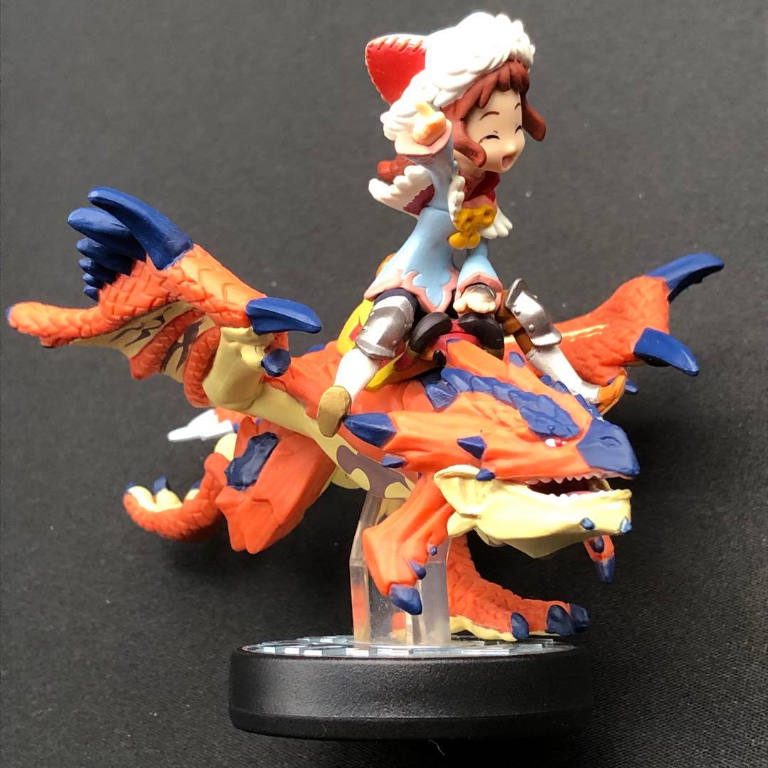 アミーボ ★ 隻眼のリオレウス ＆ ライダー(女の子) ★ モンハンストーリーズ