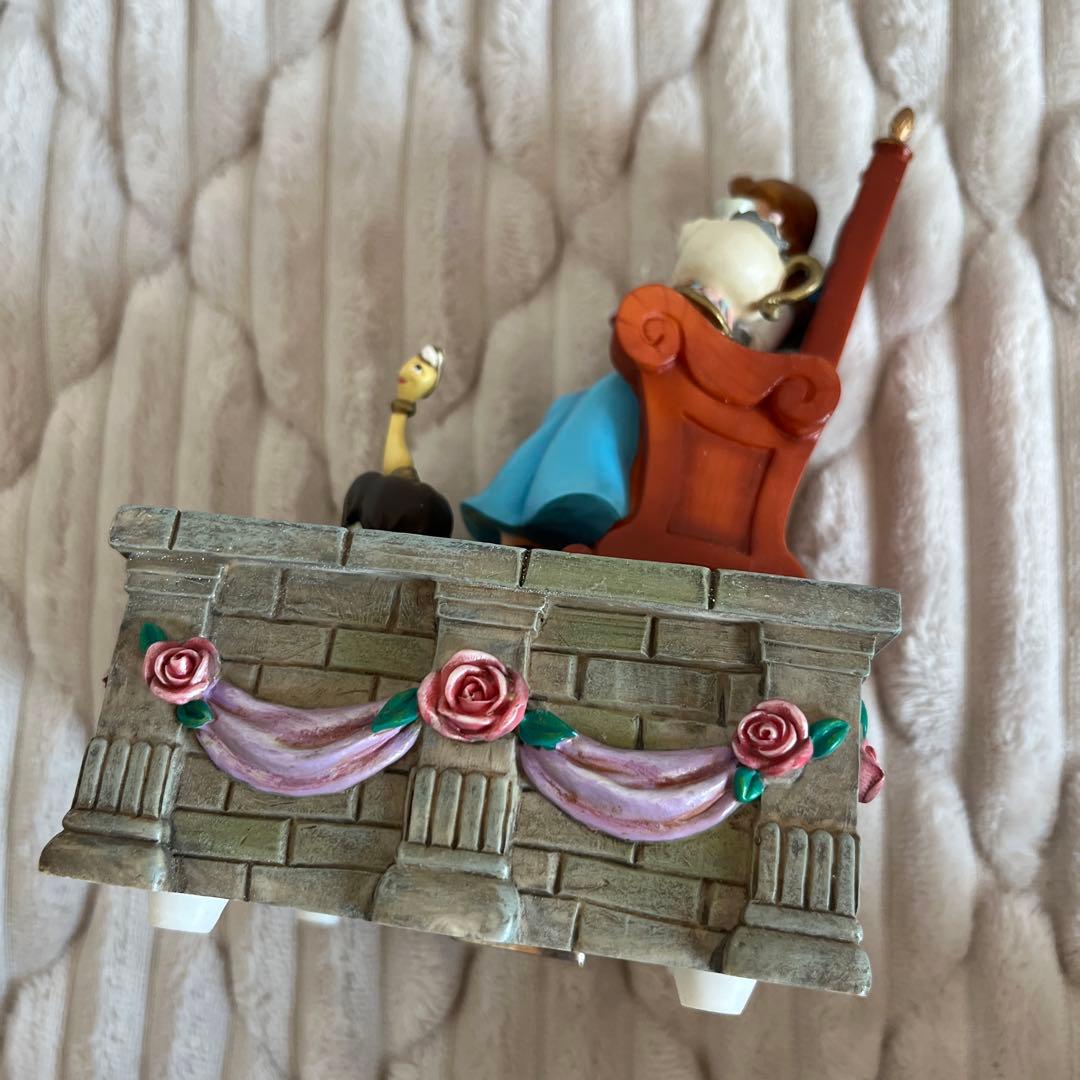 美女と野獣 オルゴール　置物