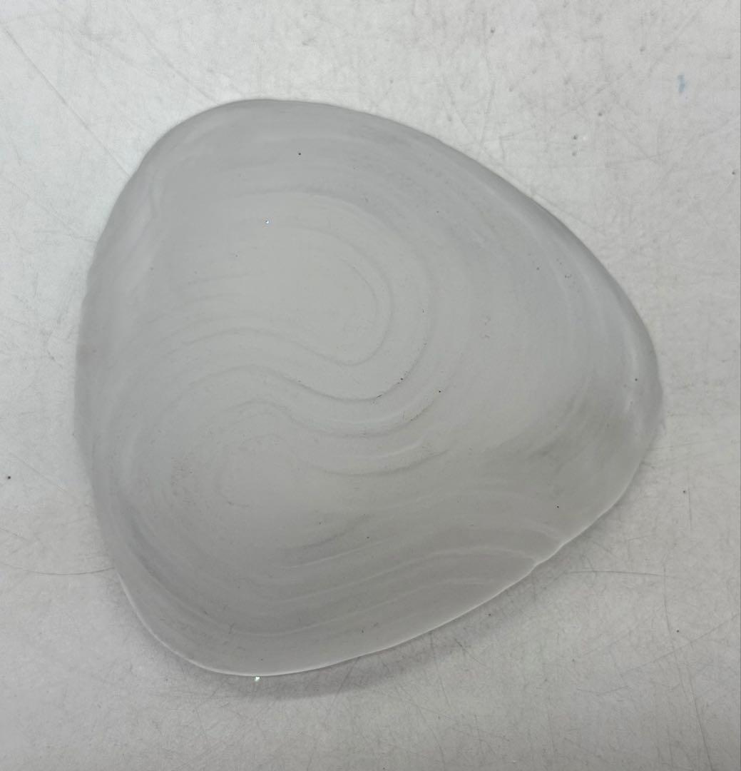 坂田甚内作　ガラス　三角型4点　送料込み250611