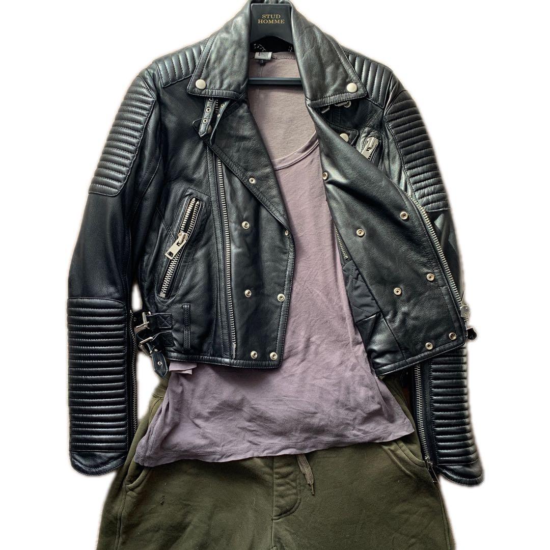 stud homme 短丈 バーバリープローサム型 ダブルライダース Opium