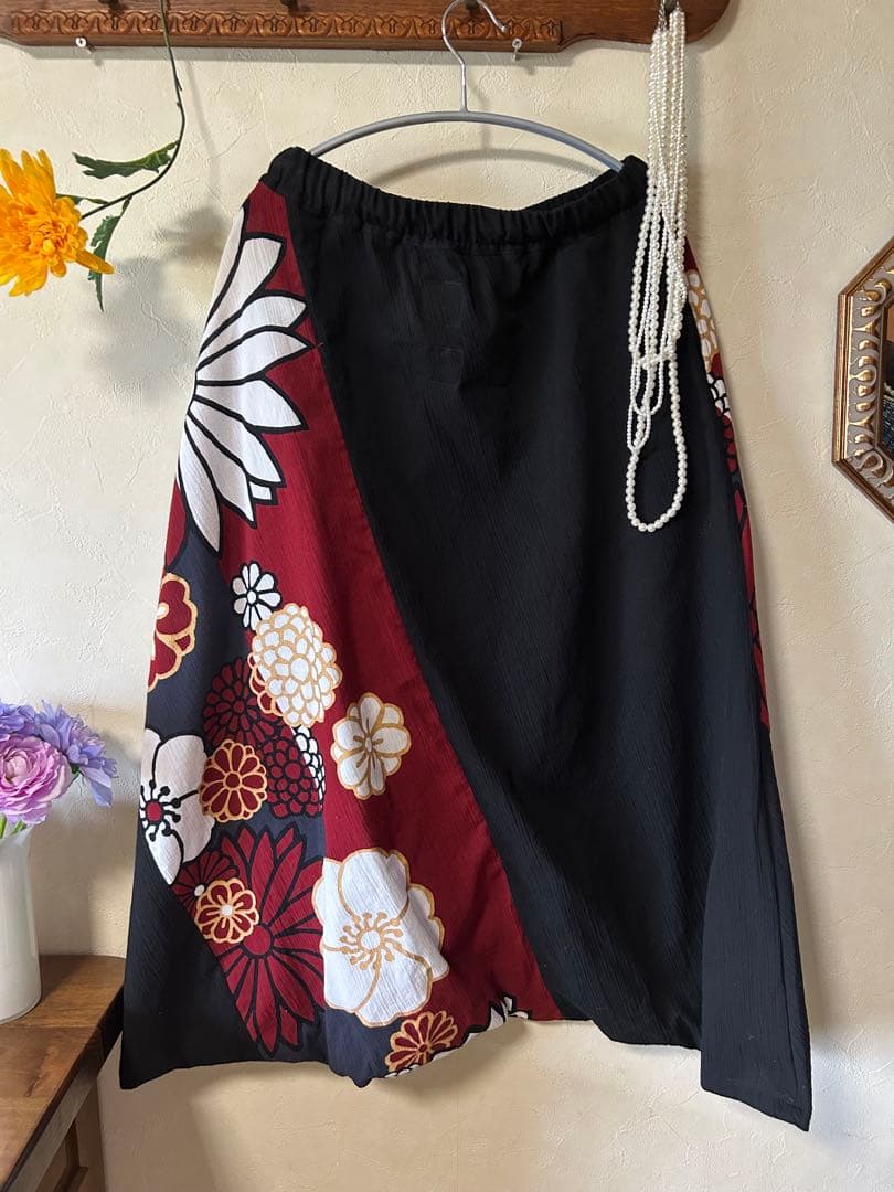 新品　ソウソウ　高島縮 20/20 富士2.0／濡羽色×金襴緞子