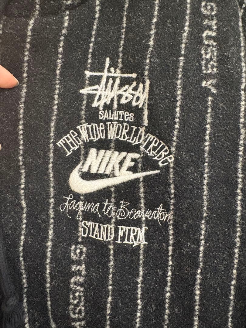 Stussy x Nike ストライプジャケット