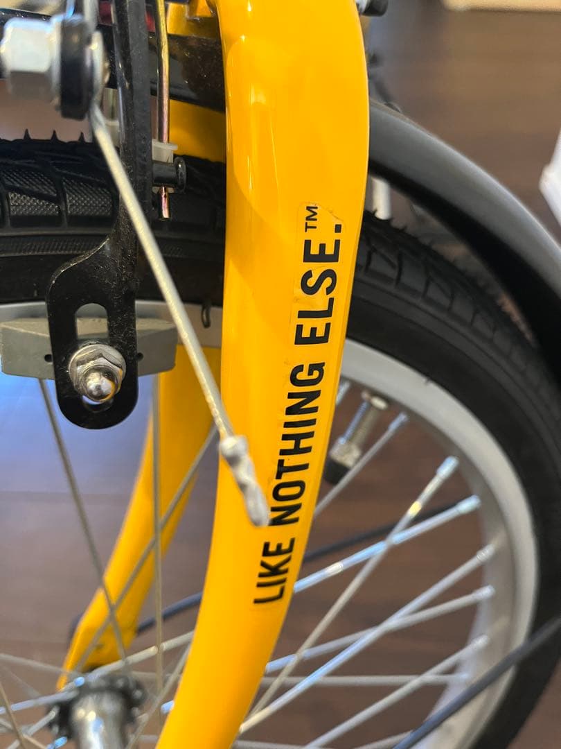 HUMMER 折りたたみ自転車 20インチ　黄色　未使用　送料着払い