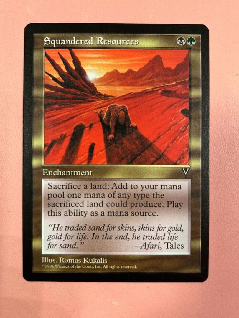 MTG 資源の浪費 Squandered Resources