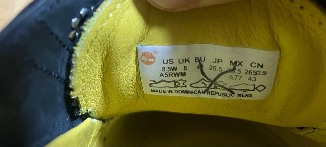 一時的　ティンバーランド　スリーアイ　3eye　ヌバック　26.5