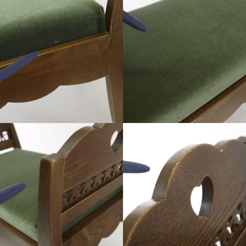 パリの雑貨屋 F-174 エントランススツール 木彫りレース アンティーク調