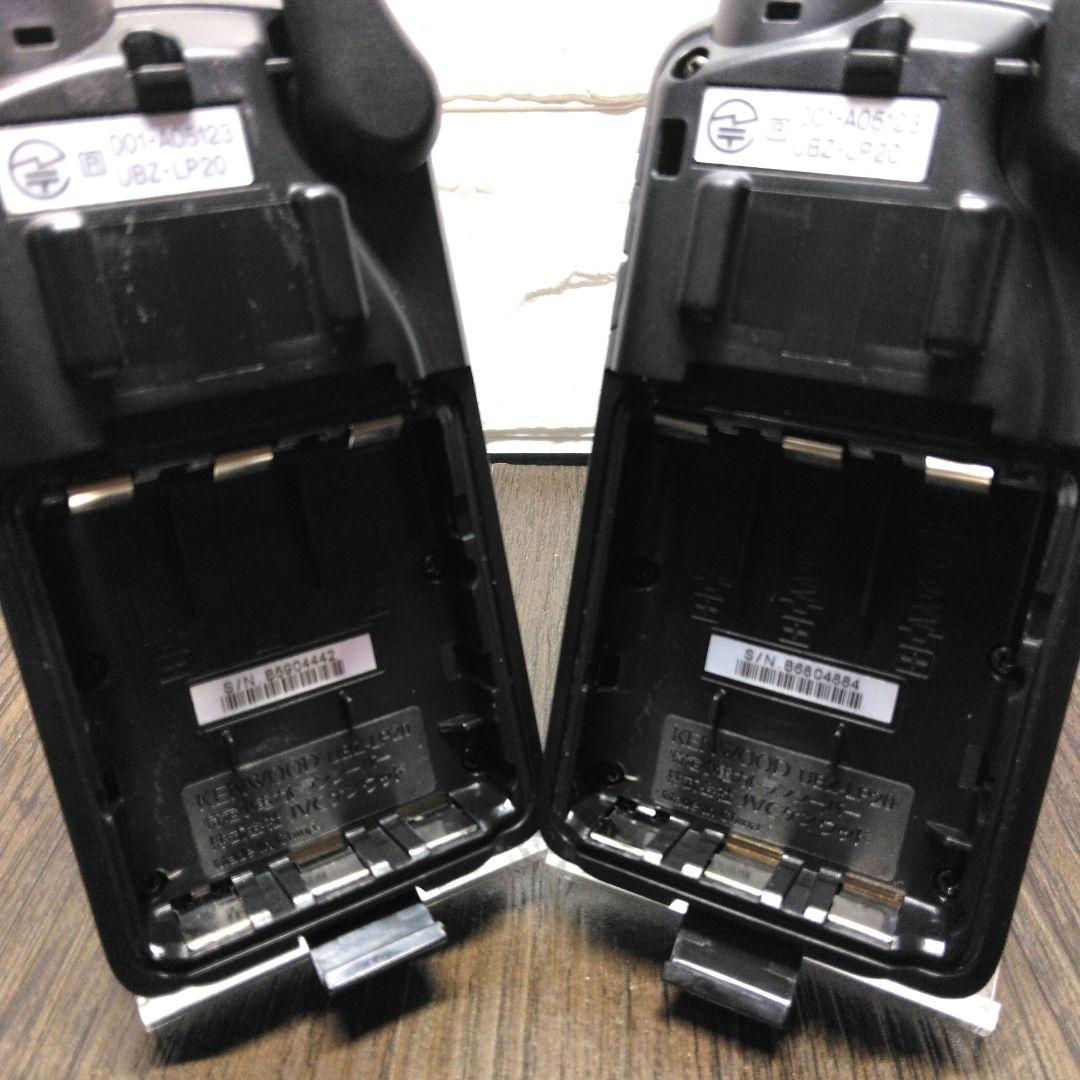 程度良好フルセット★KENWOOD UBZ-LP20特定小電力トランシーバー