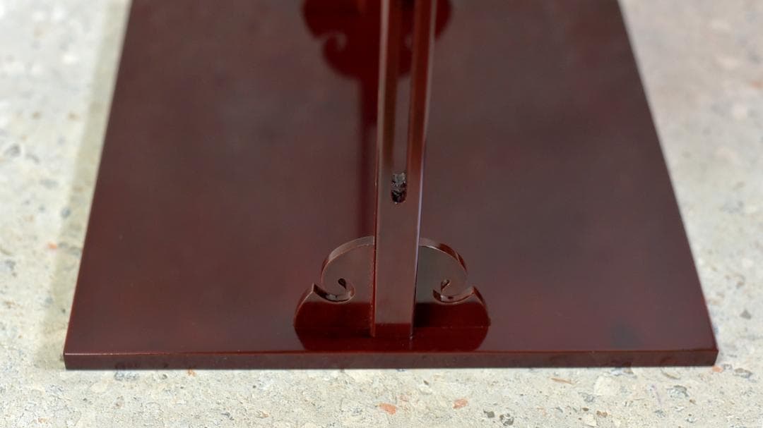 塗師表寛作　寿棚組立式【極上品】飾り棚　お茶道具／共箱