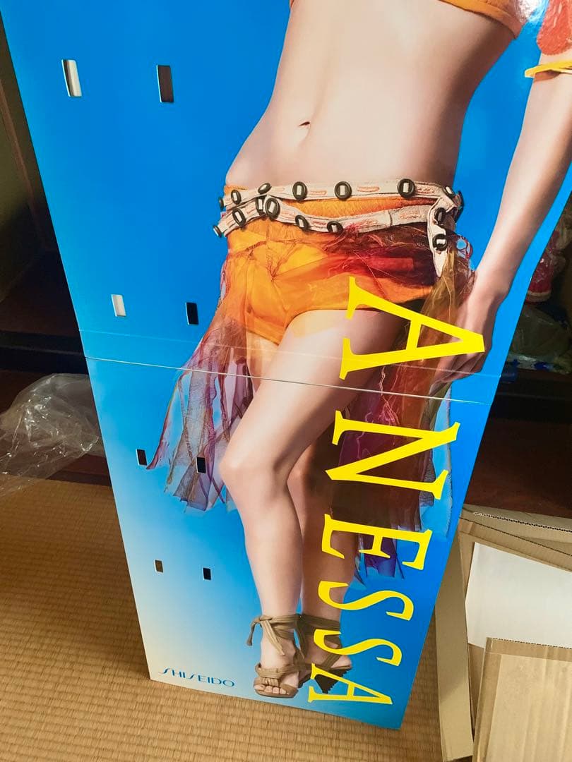 感激レア／非売品立て看板パネル「土屋アンナ」資生堂アネッサANESSA