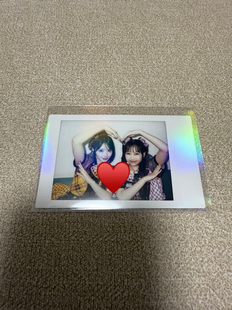 FRUITS ZIPPER 鎮西寿々歌 松本かれん ペアチェキ 楽天ブックスD賞