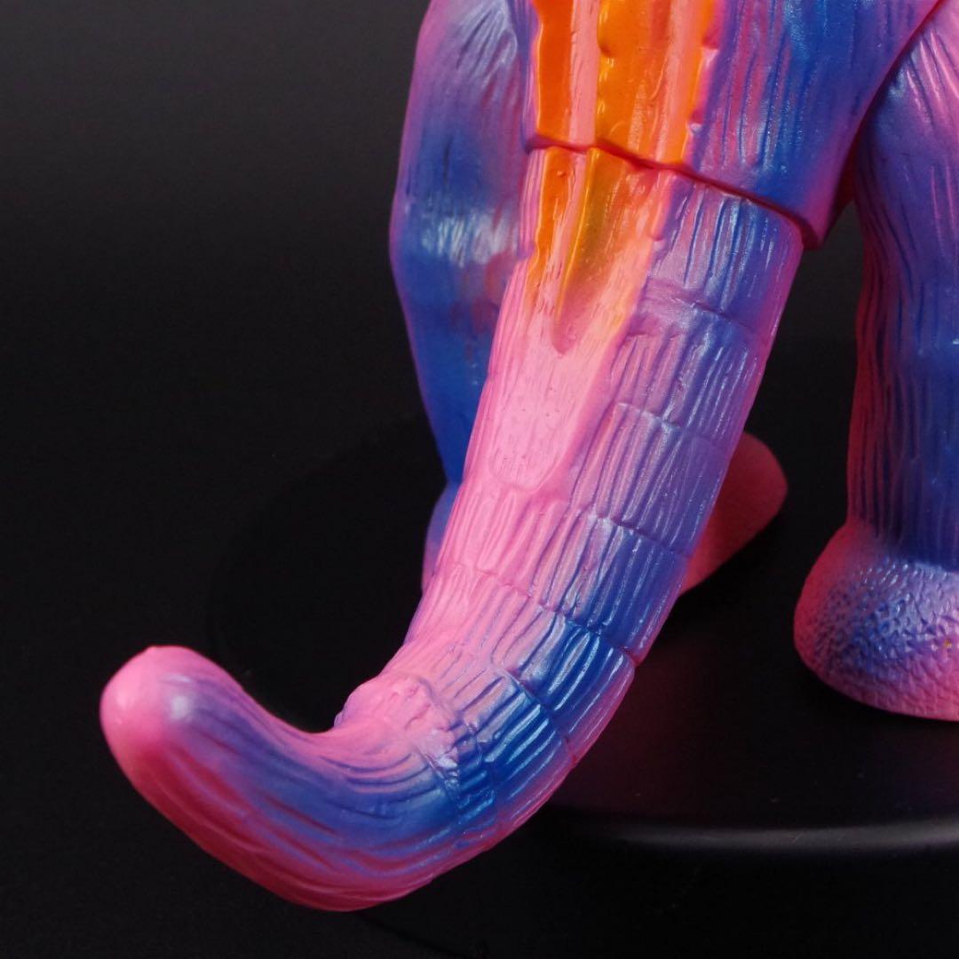 ブルマァクゴジラ プラモ版(ピンク)ソフビ怪獣マルサンGodzilla絶版カラー