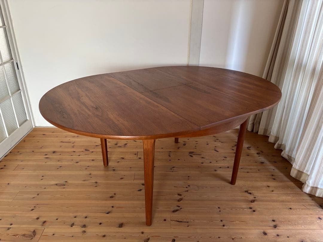 NATHAN/ネイサン　ラウンドエクステンションテーブル