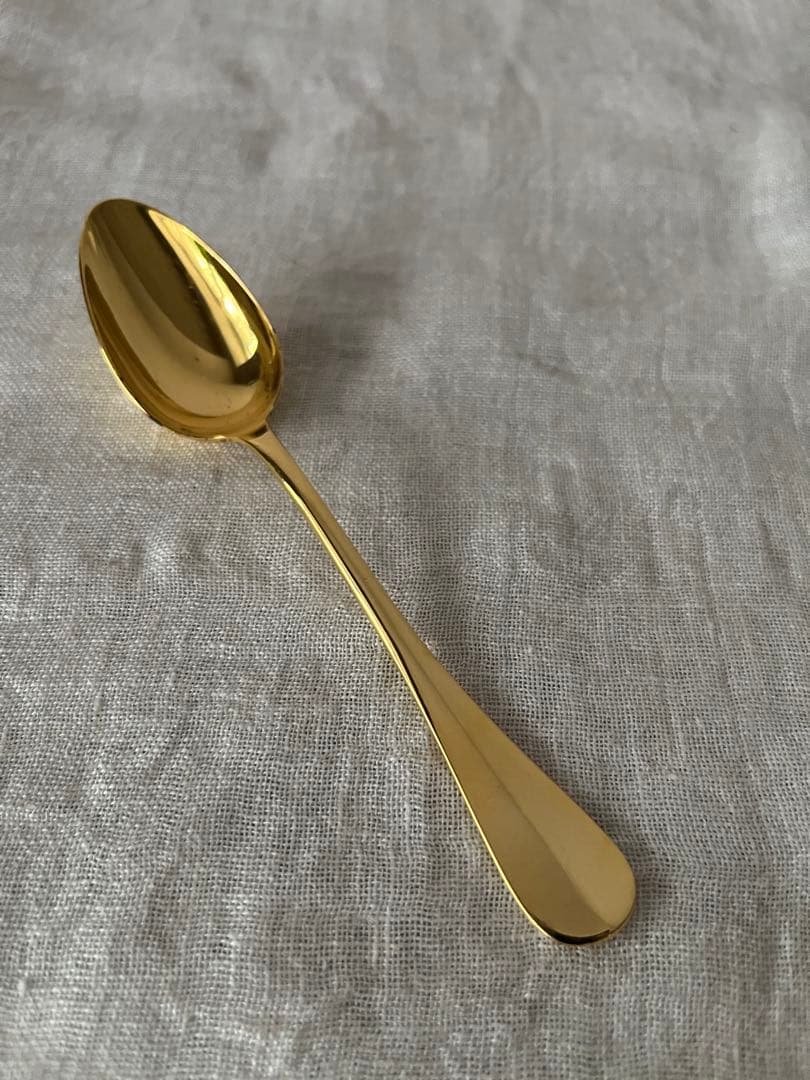 Christofle ティースプーン 金彩