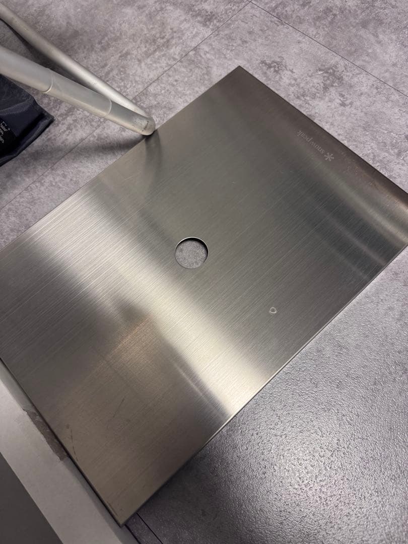 スノーピーク　焚火myテーブル　ステンレストレー付き　peak