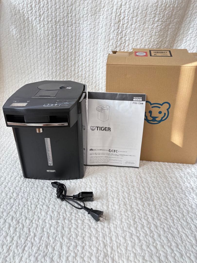 蒸気レスVE電気まほうびんとく子さんコードレスタイプ