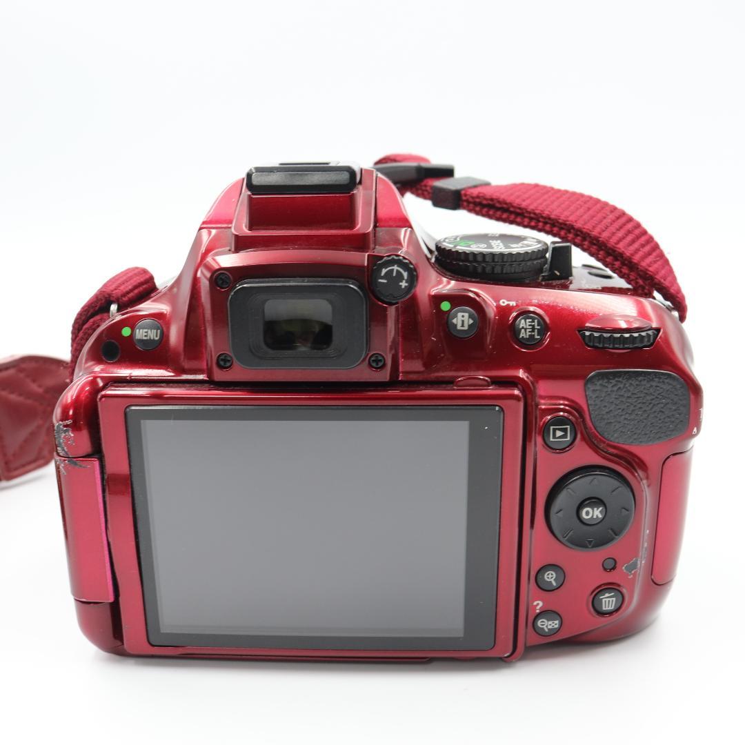 【訳アリ特価】Nikon　D5200　一眼レフ　レンズセット　レッド　赤
