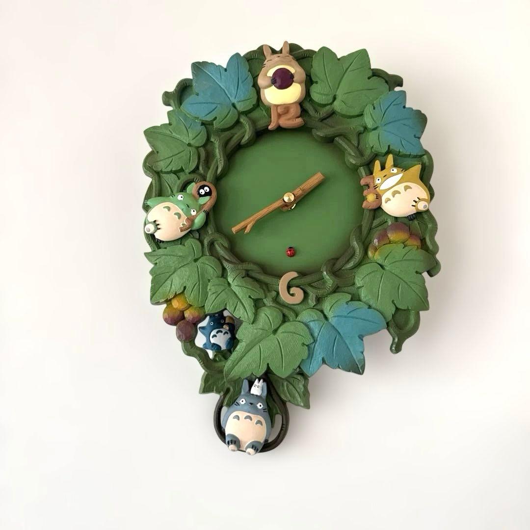 トトロ壁掛け時計　振り子時計