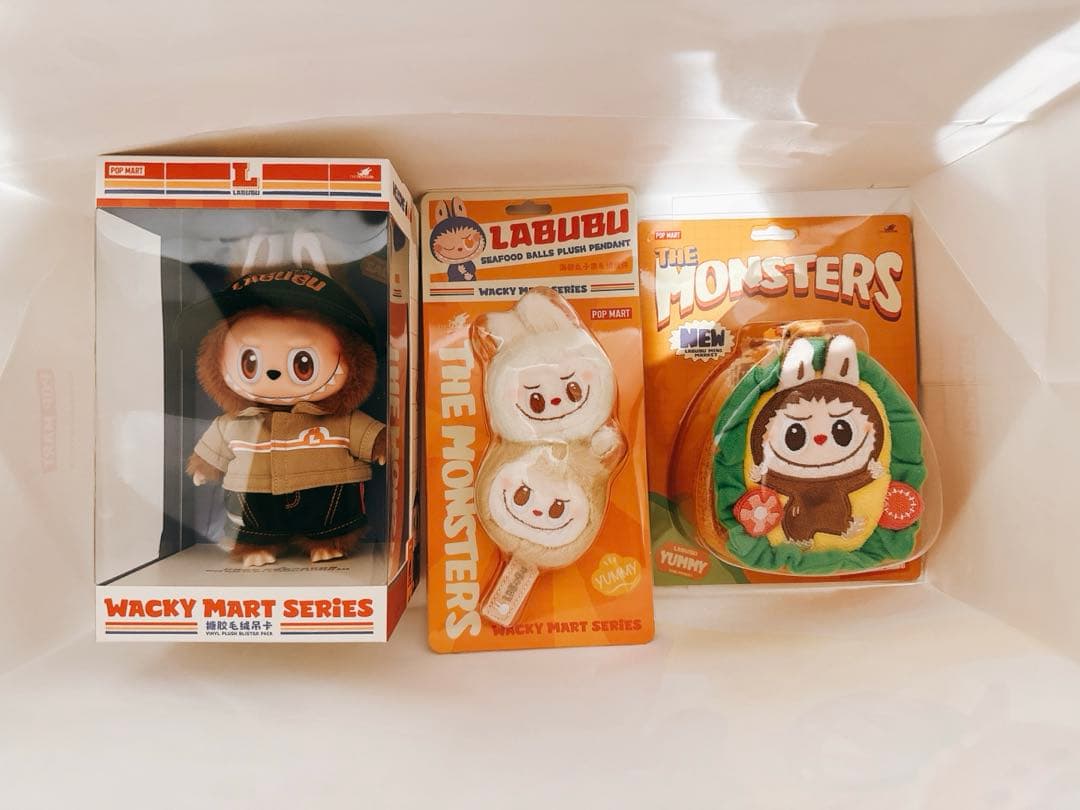 新品未開封　POPMART ラブブ(LABUBU) 限定グッズ3点セット