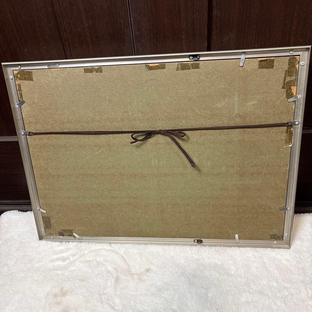 葛飾北斎　浮世絵　『富嶽三十六景・神奈川沖浪裏』額入