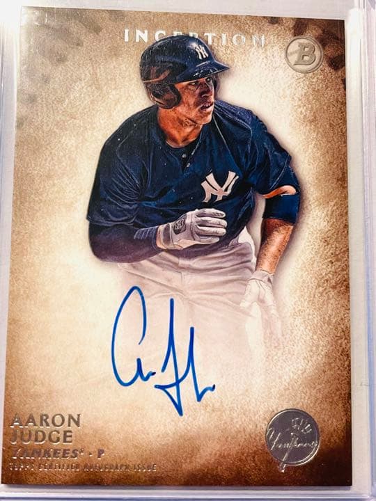 Aaron Judge auto 2015 直筆サイン Inception