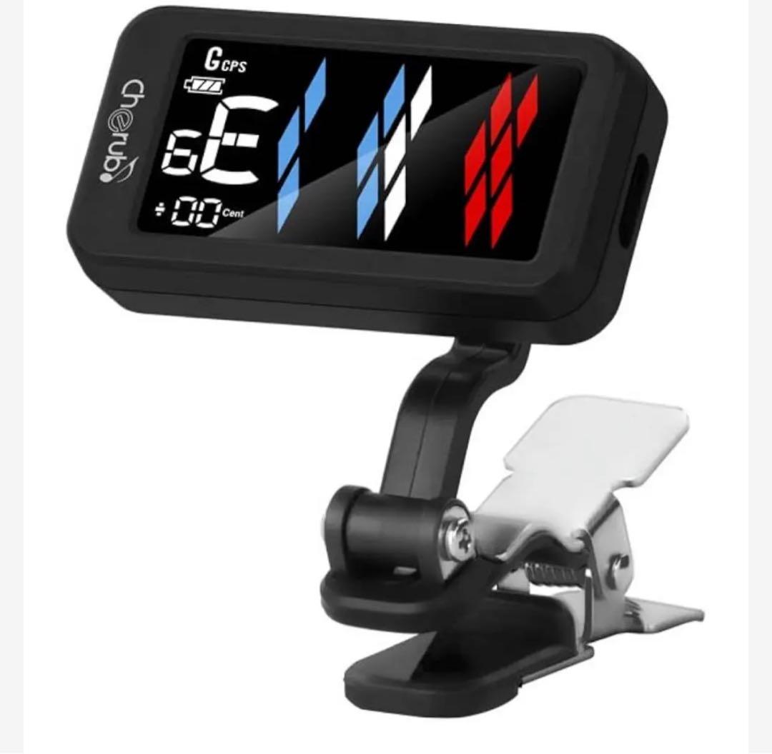 James J-300CII アコギに、Cherub デジタルチューナーをセット