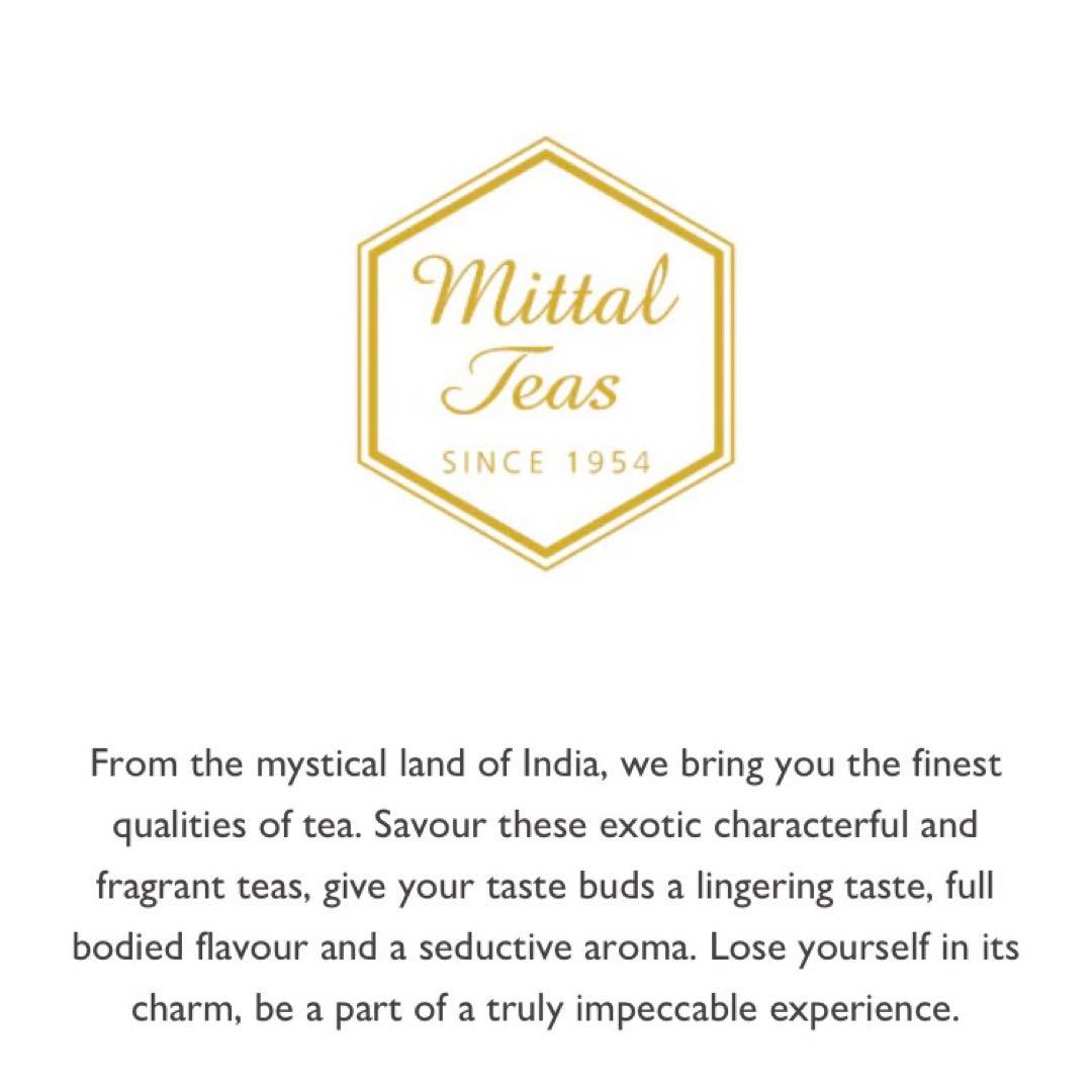 ミッタルティー　サフラン・マサラ・チャイ　印度茶葉100gパウチ袋入り