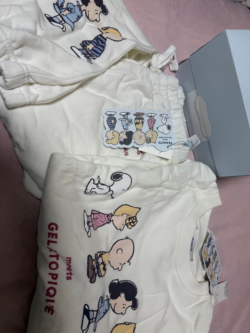 PEANUTS × GELATO PIQUE ルームウェア M