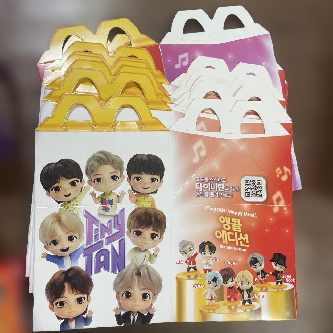 【韓国限定】BTS TinyTAN マクドナルド ハッピーセット 全セット