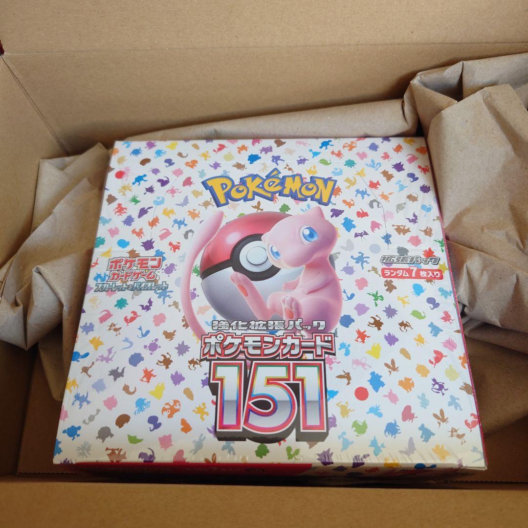 【納品書付き】ポケモンカード151 未開封 シュリンク付きbox