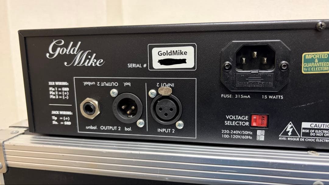 SPL Gold Mike Model 9844真空管マイクプリアンプ