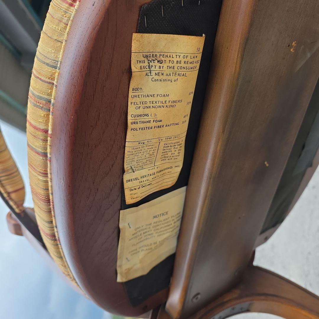 DREXEL HERITAGE USA製　ヴィンテージ家具　チェア　マホガニー
