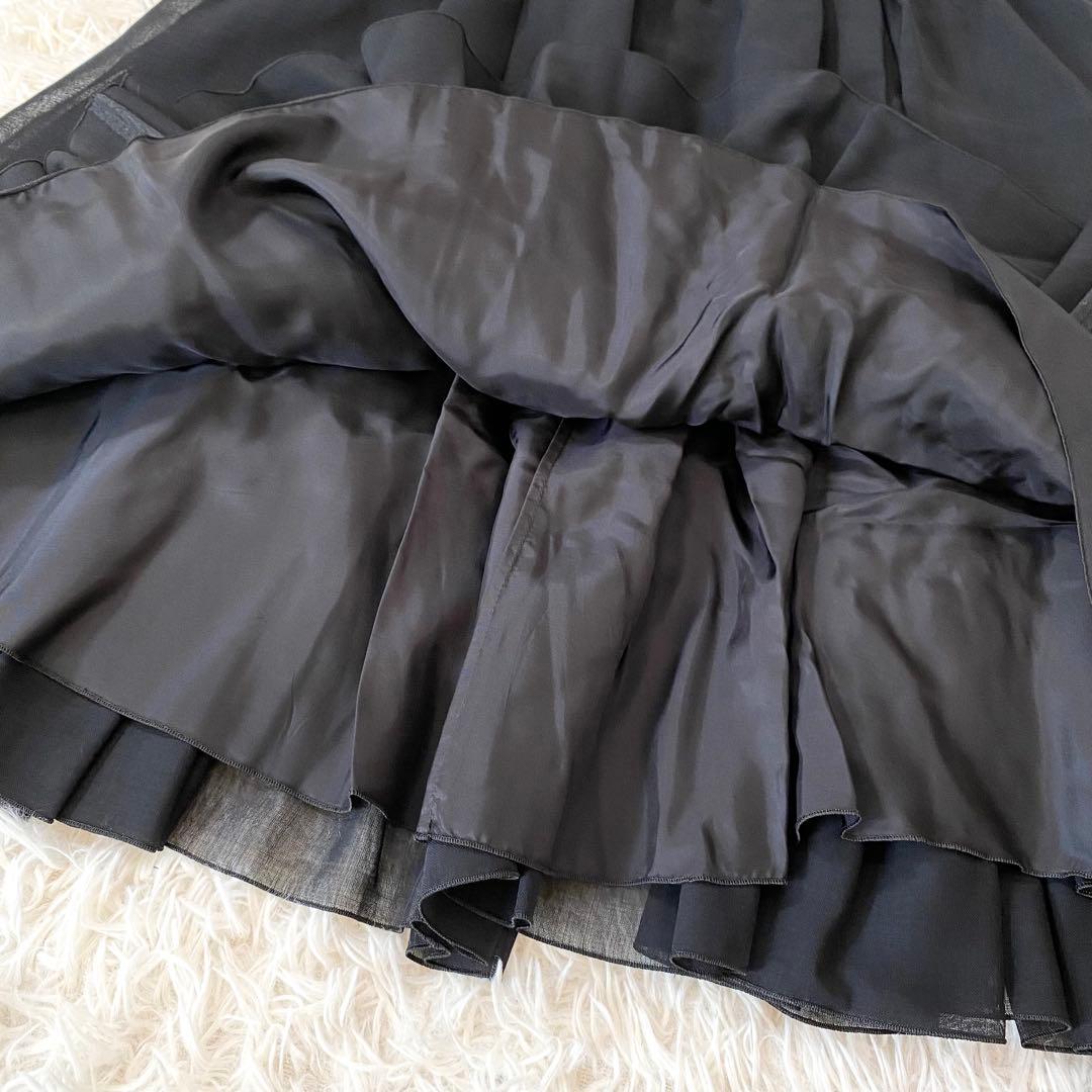 FOXEY フォクシー Ruffles ラッフル シフォンスカート　40311