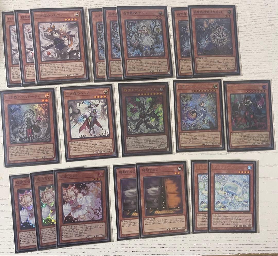 遊戯王 罪宝白き森ディアベルデッキ