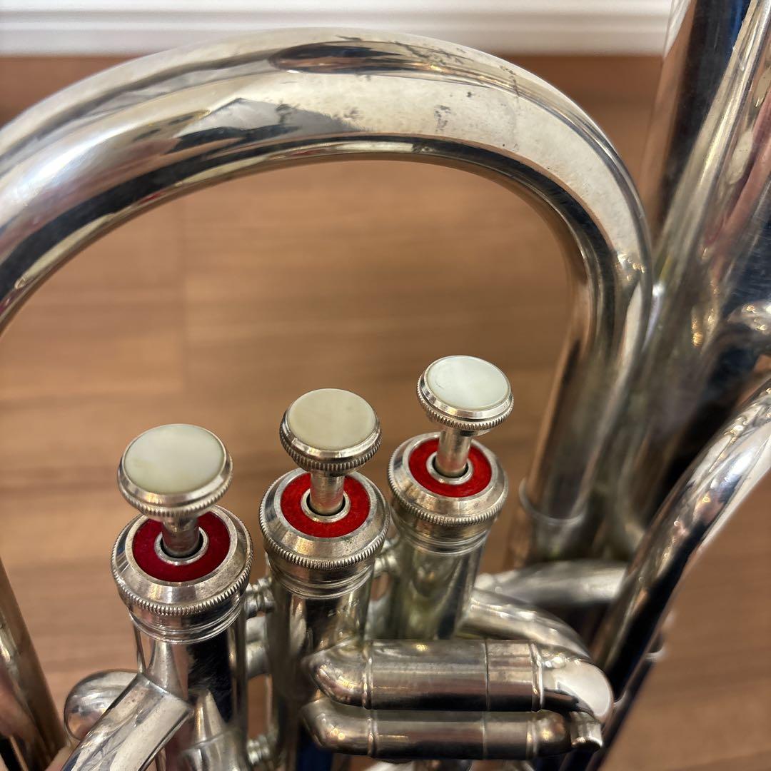 YAMAHAマウスピース テナーホーン 現状品 ケース付 吹奏楽 経年品