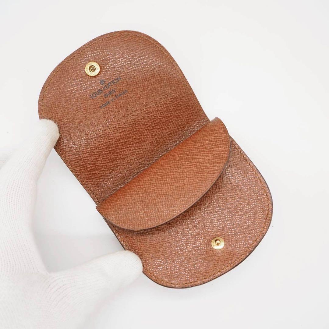 ルイヴィトン グゼ ケース 小銭入れ モノグラム コンパクト ブラウン