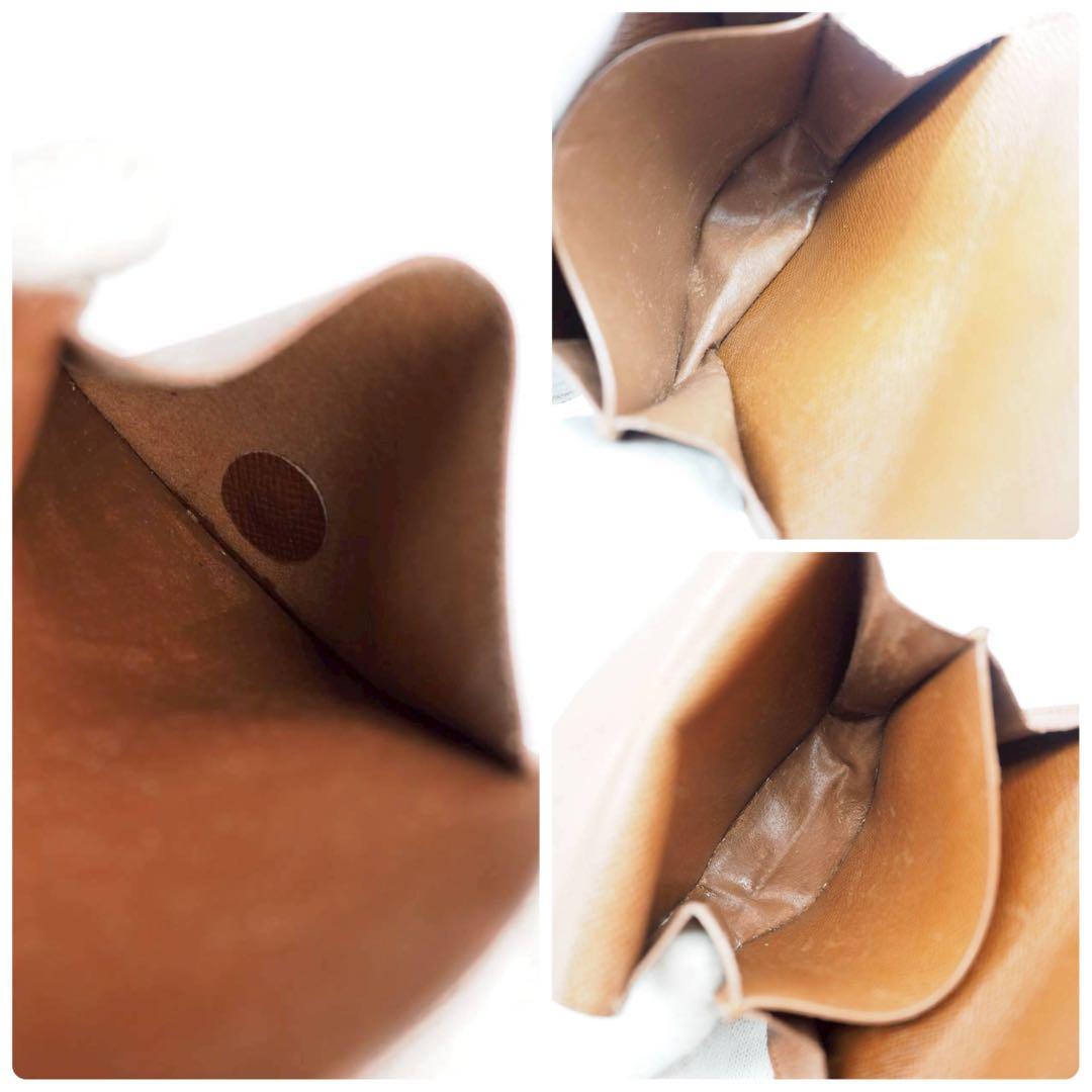 ルイヴィトン グゼ ケース 小銭入れ モノグラム コンパクト ブラウン