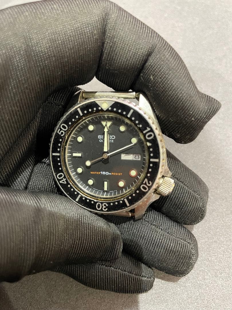 セイコー ダイバーズウォッチ ブラック　本体のみ